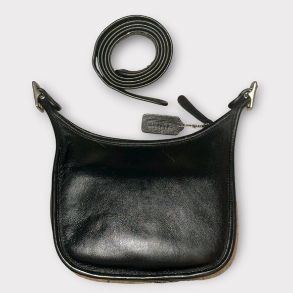 VTG Coach Janice Legacy Bag 9950 Black Leather Nickel Convertible Y2K Dominican - Picture 6 of 10
